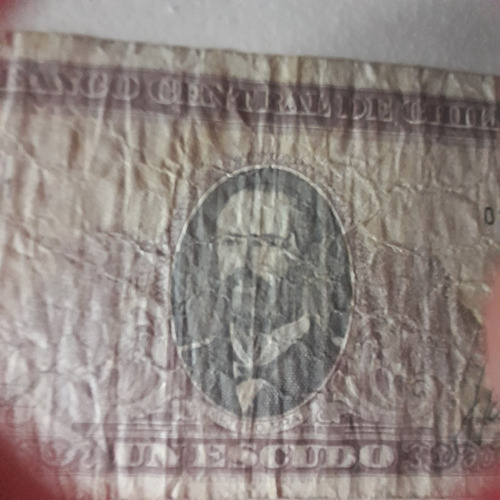 Billetes Antiguos En Argentina De Chile Un Escudo (Usado)