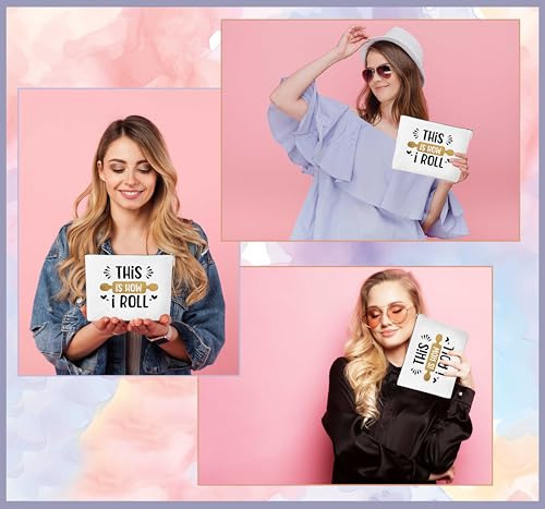 Bolsa De Maquillaje Con Espejo, Divertida Y Práctica