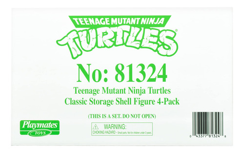 Boneco De Ação Teenage Mutant Ninja Turtles Classic, Pacote