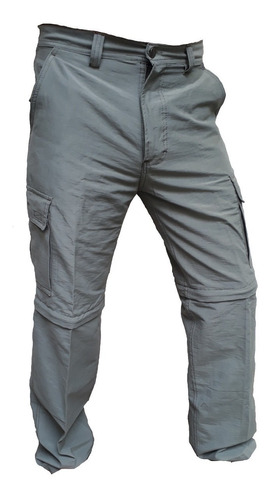 Pantalon Cargo Desmontable Bolsillo Bermuda Hombre Verano