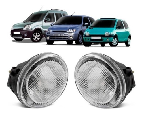 Par Farol Milha Clio Kangoo Twingo 2000 2001 2003 Esq / Dir 