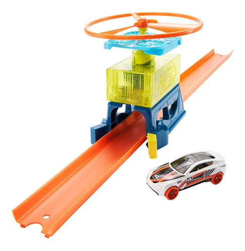Pista de brinquedos para decolagem de drones Hot Wheels Builder Pack