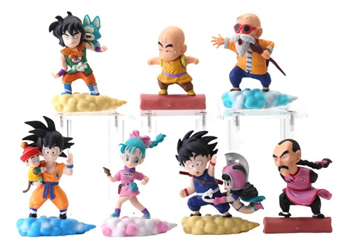 Set 7 Unidades  Figuras Dragon Ball Wcf Nube Voladora 