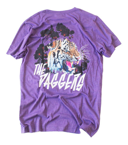 Playera Estampada Tigre Streetwear