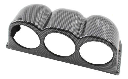 Tf Soporte Triple Gauge Pod Con Patrón De Carbono De 52 Mm