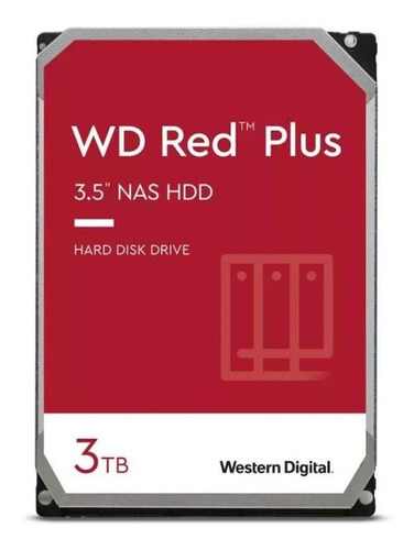 Disco Duro 3.5  Wd Red 3000gb - 3tb Sata 3 5400r 128mb - Nas