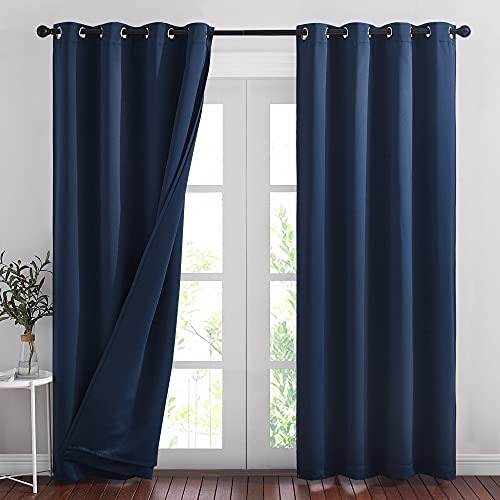 Ryb Home Cortinas Acusticas Opacas De Aislamiento Termico 3