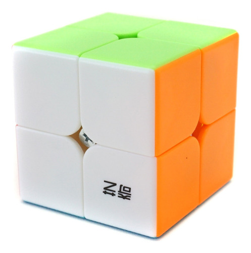 Cubo Rubik Qiyi 2x2 Qidi Stickerles Ingenio Juego