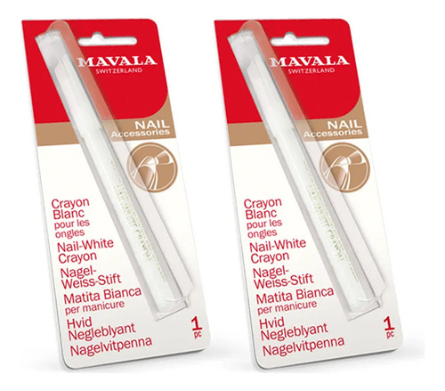 Kit Manicura Crayon Blanco Mavala 2u