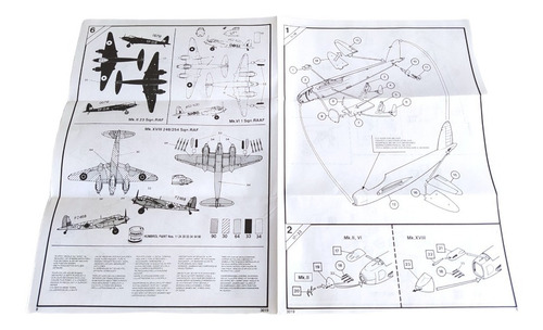 Msw 1/72 Modelismo Avion Airfix Mosquito En Remate (Usado)