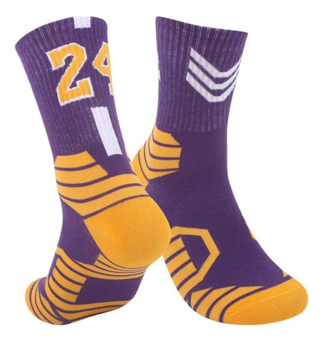 Par Calcetines Deportivos Unisex Lakers Bulls 23 Basquetbol