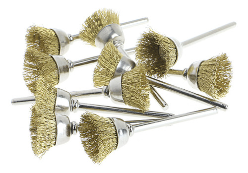Cepillos De Rueda De Alambre De Latón De 18 Mm Para Amolador