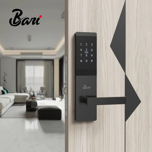 Cerradura Inteligente Para Hotel Ttlock Negra Derecha Bari