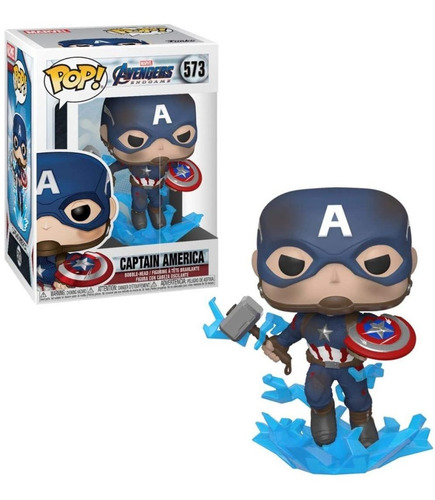 Funko Pop Captain America C/martillo Avengers Endgame No 573 (Usado)