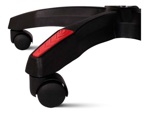 Imagen 6 de 10 de Silla Gaming Shooter Dw-sga001na Rotación 360° Rojo Daewoo
