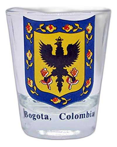 Bogota Colombia Coat Of Arms Shot Glass