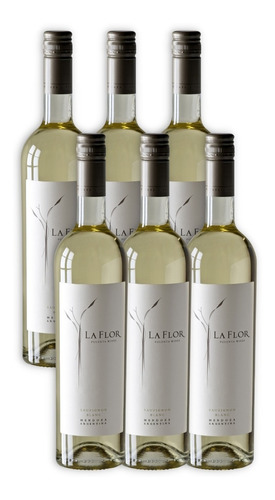 La Flor Pulenta Vino Sauvignon Blanc X6u 750ml Mendoza