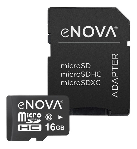 Memoria Sd 16gb Micro Clase 10 Enova - Cuotas