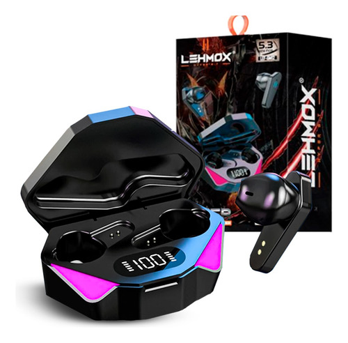 Fone De Ouvido Gamer Bluetooth C/ Luzes Sem Fio Versao 5.3