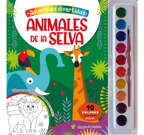 Acuarelas Divertidas - Animales Del Mar - Gato De Hojalata