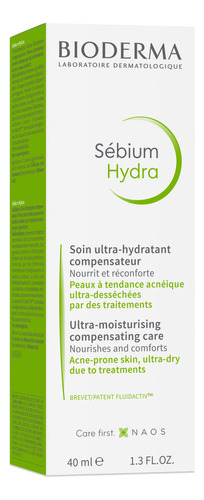 Hidratante Intensivo Bioderma Sebium Hydra Piel Grasa 40ml