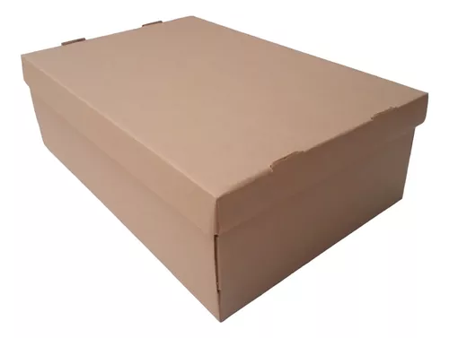 Cajas para Zapatos - 14 x 10 x 5, Kraft, 36 x 25 x 13 cm S-11571K