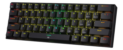 Redragon K630 Dragonborn 60% Teclado Juegos Rgb Con Cable,