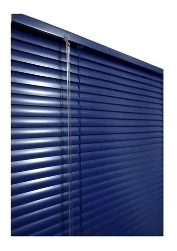 Persiana Horizontal 25mm Alumínio - 1,70 Larg X 1,20 Altura Cor Azul 057