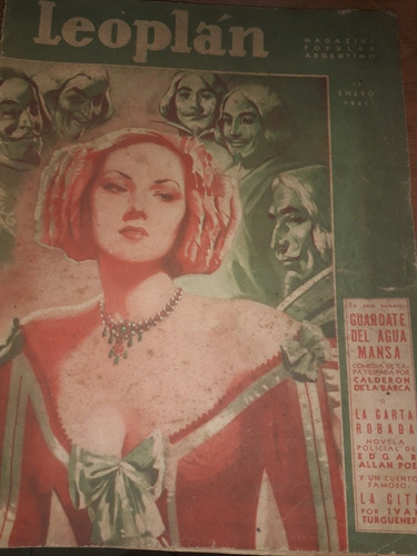 Revista Leoplan 1941 Delta Cine Sal Caricaturas Sangre Fumar