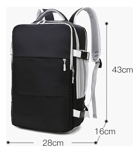 Mochila De Viaje Impermeable De Gran Capacidad For Mujer