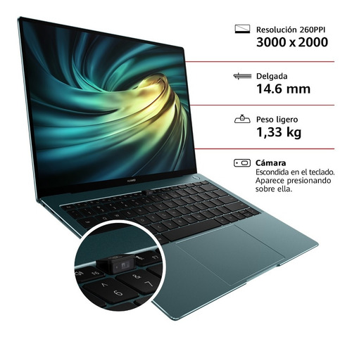 Huawei Matebook X Pro I7 16gb+1tb+mx250(2gb)