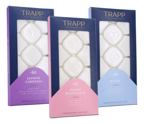 Trapp Home Fragrance Wax Melts, Variedad De Flores Suaves De