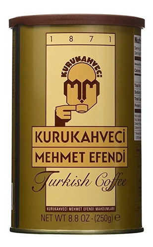 Mehmet Efendi Café Turco 8.8oz, (pack De 3)