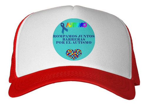 Gorra Autismo Rompamos Juntos Lazo Azul