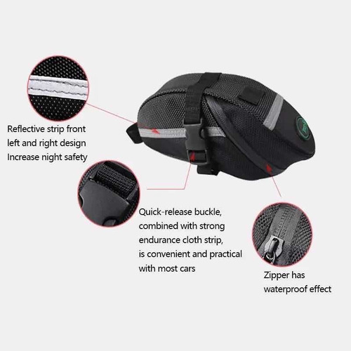 Imagen 6 de 6 de Bolsa De Almacenamiento Impermeable Para Bicicleta
