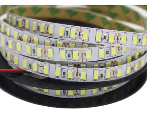 Cinta Led 5630 5730 5 Metros 120 Leds/m Blanco Frío Flexible