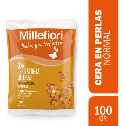 Millefiori Cera Depilatoria Perlas Piel Normal Repuesto 100g