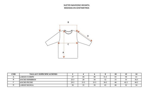 Sueter Navideño / Ugly Sweater Niños Con Reno Y Pompon Nariz