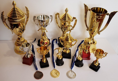 Imagen 6 de 6 de Medalla Para Premio Oro Plata O Bronce Trofeo Deportes