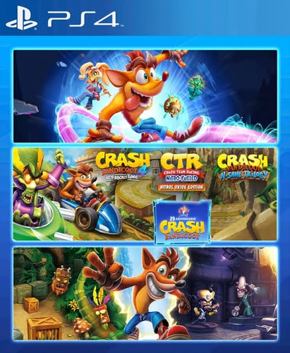 Crash La Coleccion Completa Ctr Videojuego Ps4