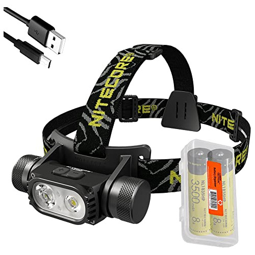 Nitecore Paquete De Batería Dual Hc68+nl1835hp 2000 Lúmenes 