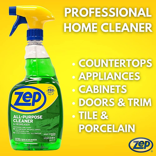 Zep All-purpose Cleaner 32 Oz (case Of 4) Cleans Almost A...