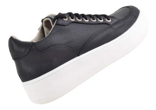 Imagen 5 de 7 de Zapatillas Urbanas De Mujer De Cuero Cordones Tami - Ferraro