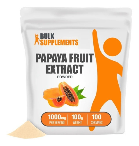 Bulk Supplements | Extracto Fruta Papaya | 100g | 100 Servi