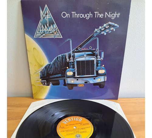 Vinilo Def Leppard, On Through The Night 1980 Uk Excelente