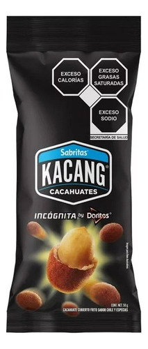 10 Pzas Cacahuates Sabritas Kacang Incógnita By Doritos 50 G