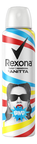 Antitranspirante em aerossol Rexona Bang by Anitta 150 ml