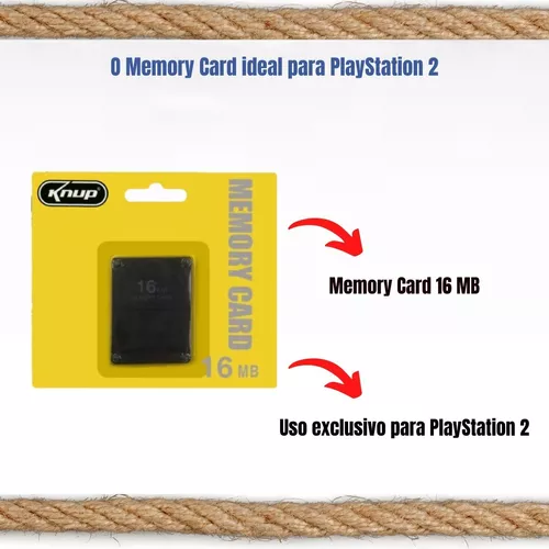 Memory card cartao de memoria 16 mb para Playstation 2 Ps2 em