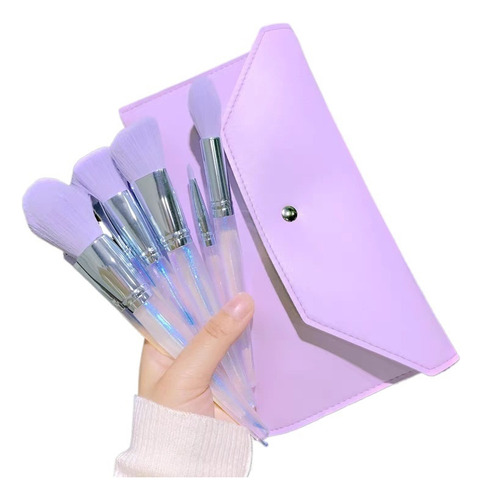 Pinceles De Maquillaje Con Bolsa De Pu, Pincel For Sombra