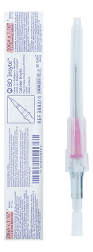 Catéter Bd Insyte, 20 Ga X 1.16 In- 50 Piezas